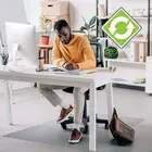 50 Polymer Floor Protection Mat for Smooth FloorsCarpet - Transparent - 120cm