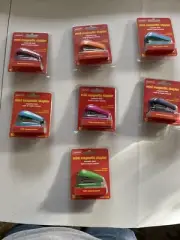 Mini Magnetic Stapler With Built-in Staple Remover And 1000 Standard Staples