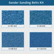 20Pcs Sanding Belts Kit 40/60/80/120 Grit Belt Sander Sanding Belt Quality KoPgH