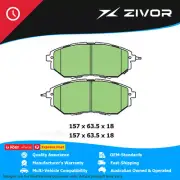 PROTEX Ultra Brake Pads - Front For SUBARU OUTBACK 3.0R BP, B13 EZ30D #DB1722CP