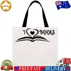 I love books Book Lovers Printed Linen Bag