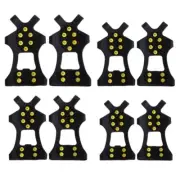 1Pair 10 Studs Anti Slip Crampons S-XXL Ice Snow Shoes Spikes Winter