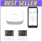 2-Pack Temperature & Humidity Monitoring Sensors - App Alerts, Alexa Compatible