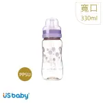 【US BABY 優生】真母感PPSU奶瓶(寬口330ML-紫)