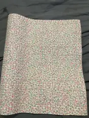 Roll Of Floral craft vinyl With Soft Backing Acc475
