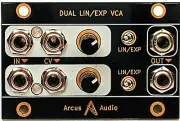 Arcus Audio - 1U Dual LIN/EXP VCA for Eurorack 12HP