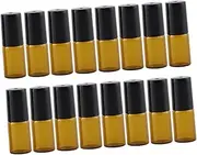 Ipetboom 20pcs Glass Roller Bottles Refillable Essential Oil Containers Leak Perfume Roll Bottles for Travel Cap Ball Design Lightweight Compact