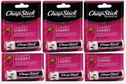 ChapStick Lip Balm Classic CHERRY Carded ( 6 pack )