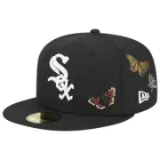 60624943 New Era White Sox 59Fifty Felt Fitted Cap Adult