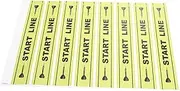 EXAOMBLE Throwing Floor Throw Line Mat with Throw Line Professional Lawn Ground Line Notice Supply Throw Game Ground Marker Game Accessories PVC