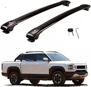 TINIANHHCT Upgraded Cross Bars Roof Rack Lockable Compatible with BYD Shark 6 2024 2025 Aluminum Crossbars Cargo Carrier（Black）