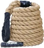 Perantlb Gym Climbing Rope for Fitness and Strength Training, 1.5'' in Diameter, Length Available: 10, 15, 20, 25, 30, 50 Feet