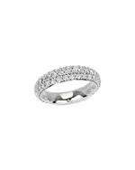 Bloomingdale's Fine Collection Diamond Pave Eternity Band in 14K White Gold, 2.0 tcw