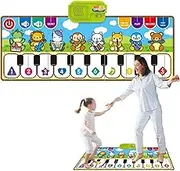 Floor Piano Mat | Kids Piano and Dance Floor Mat - Boys Girls Educational Electronic Carpet Early Learning Logical Thinking for Travel, Home