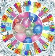 Quick Fill Water Balloons,Rapid-Filling Self-Sealing Water Balloons for Kids Summer Fun Outdoor Play Toys, Water Games for Boys Girls Backyard Swimming Pool Party (777 PCS)