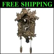 Elegant Battery Operated Cuckoo Clock with Flapping Bird & Quartz Movement