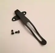 Black Titanium Deep Pocket Clip for Kershaw Junk Yard Dog 2 1725CB 1725 Knife