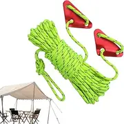 Paracord Rope - Guyline Camping Paracord Rope | 32.8Ft 5mm Heavy Duty Reflective Cord Clothesline, Survival Gear Camping Accessories for Tent Tarp, Hiking, Canopy