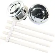 Toilet Button 2PCS 38Mm Dual Push Toilets Flush Button Toilet Tank Button with T