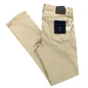 John Varvatos USA Wight Skinny Straight Pants Size 30x32 Oat Beige