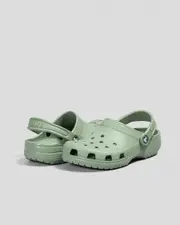[Crocs] Crocs Girls' Kids' Classic Clogs Shoes in Moss Size 8 8 Moss