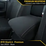BYD Shark 6 - GP6 Premium Neoprene Console Lid Cover (Made To Order)