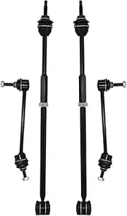 Rear Sway Bar Links Tie Rod End 4pcs Set Kit Compatible For Lincoln Compatible For Ford Thunderbird 2000-2006