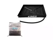 Kings Awning Shower Tent Base 1.05x1.05m + Universal Storage Bag Canvas