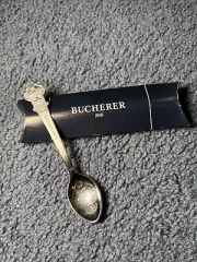 Vintage ROLEX Bucherer of Switzerland Lucerne Collector Spoon 4-1/4" Long