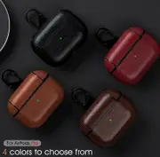 Shockproof Tough Slim Leather Cover For AirPods Pro Earphone Charging Case