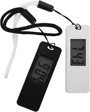 [RORPOIR] 2pcs Candy Color Electronic Watch The Watche Digital Watch Clock Pocket Watch Watches for Ring Watch Key Shackle Carabiner Keychain Digital Timer Kitchen Timer Plastic