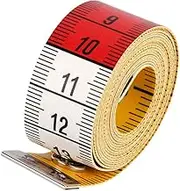 LOLIPPYY 2Pcs High Precision Tape Measure Tool Soft Measuring Ruler with Buttons for Accurate Body Measurement Portable for Sewing and Tailoring
