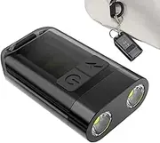 Lueear Light - Rechargeable Flashlights Key Chain Light - Compact Camping Gear Lamp for Hiking, Bedroom, Running, Walking
