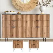 Chelsea Chest of 6 Drawers Dresser with 2 Bedside Tables Bundle