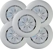 Discraft Ultimate Disc Players Pack – Five Pack of UltraStars | White | Official USA Ultimate & WFDF Disc | 175g