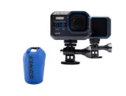 Kings 4K Action Camera IP68 | 145° Lens |Dashcam + 15L Waterproof Dry Bag