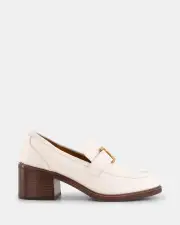 Shelly Shen Bodhi/Bone Leather Womens Casuals 07