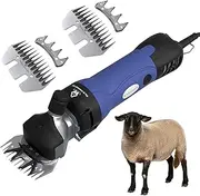 Pet & Livestock HQ 380W Sheep Shears Electric Clipper Goats, Alpaca, Llamas, Angora Rabbits Shearing Hand Piece Cutter Grooming Farm Pet Supplies Livestock (Sheep Shears)