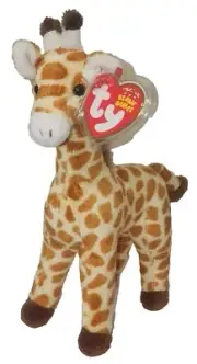Ty Beanie Baby - TOPPER the Giraffe (Small Eyes) 8.5" NEW MWMT Plush Stuffed Toy