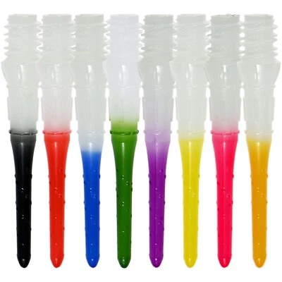 30 x L Style N9 LipPoint Two Tone White Soft Tips Spare Points, Various Colours
