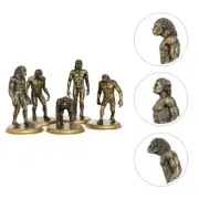 5pcs Emulation Primitive Human Models kids learning toys Primitive Human School