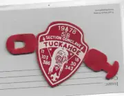 Boy Scout 1978 5B section conclave neckerchief slide very nice