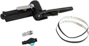 Folpus Mini Belt Grinders Air Angle Grinding Sanding Machine with Sanding Belts, Wrench for Woodworking, 10mm B