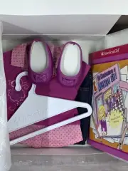 American Girl Doll School Days Outfit Layered Top Jeans Shoes Book NIB