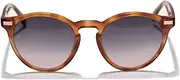 [Blackburn] Italian-Crafted, Round Trendy Sunglasses for Men Women, Fashionable Sun Glasses Classic Shades UV400 Protection