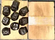 HANSON 3W639 21440 METAL STAMPING DIE SET GOTHIC STYLE; 1/4 IN. CHARACTER HEIGH