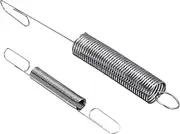 Replacement Governor Spring for fits Briggs & Stratton Lawn Mowers Sprint Classic Engines 691859 692211