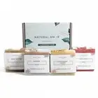 Skin Loving Handmade Soap Set - 4 Natural Bars with Essential Oils & Gift Box