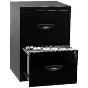 Soho 2 Drawer Filing Cabinet Black