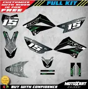Kawasaki KLX 110 2010 - 2024 Full Custom Graphic Kit BOSS STYLE decals stickers